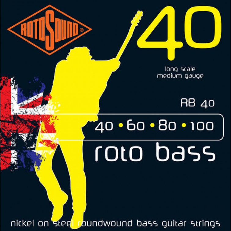 Струни за бас китара ROTOSOUND RB40 Nickel   